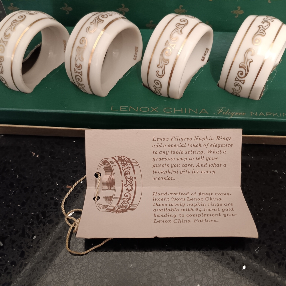 Lenox Napkin Rings - Picture 3 of 3